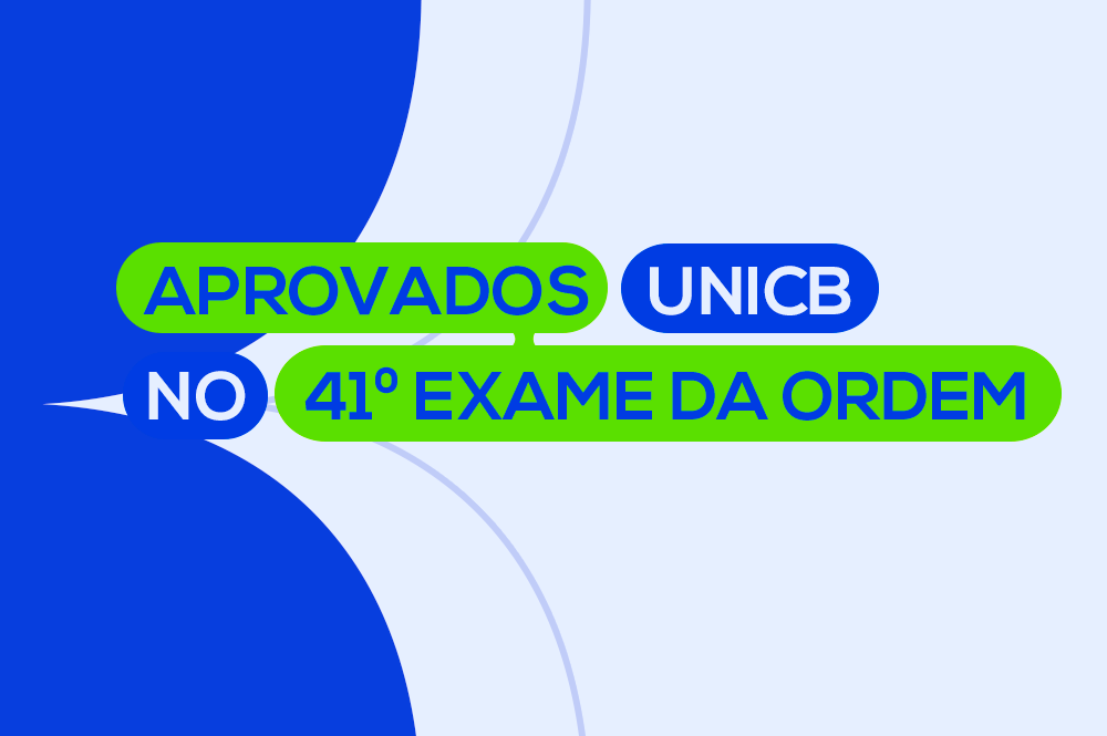 Você está visualizando atualmente Alunos e Ex-Alunos UniCB Celebram Aprovação no 41º Exame de Ordem