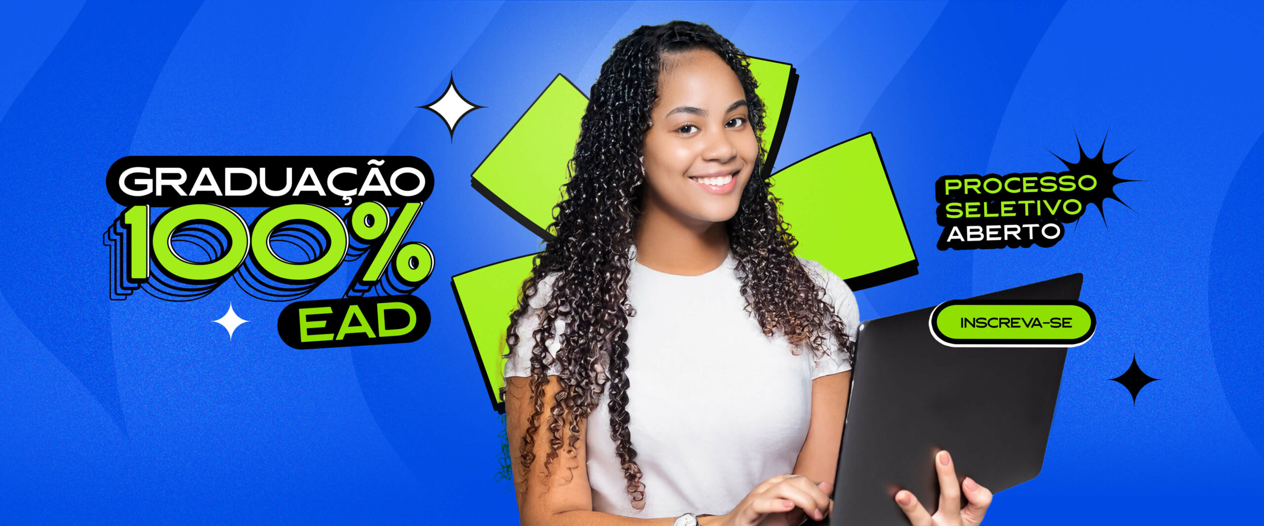 Banner site graduação 100 EAD